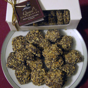 vermont made buttercrunch Quayls Chocolates